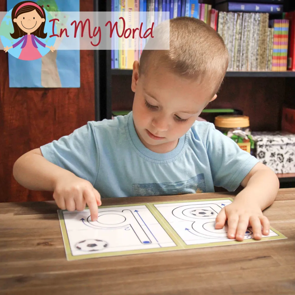 Preschool Letter B. Alphabet Play Dough Mat Finger Tracing