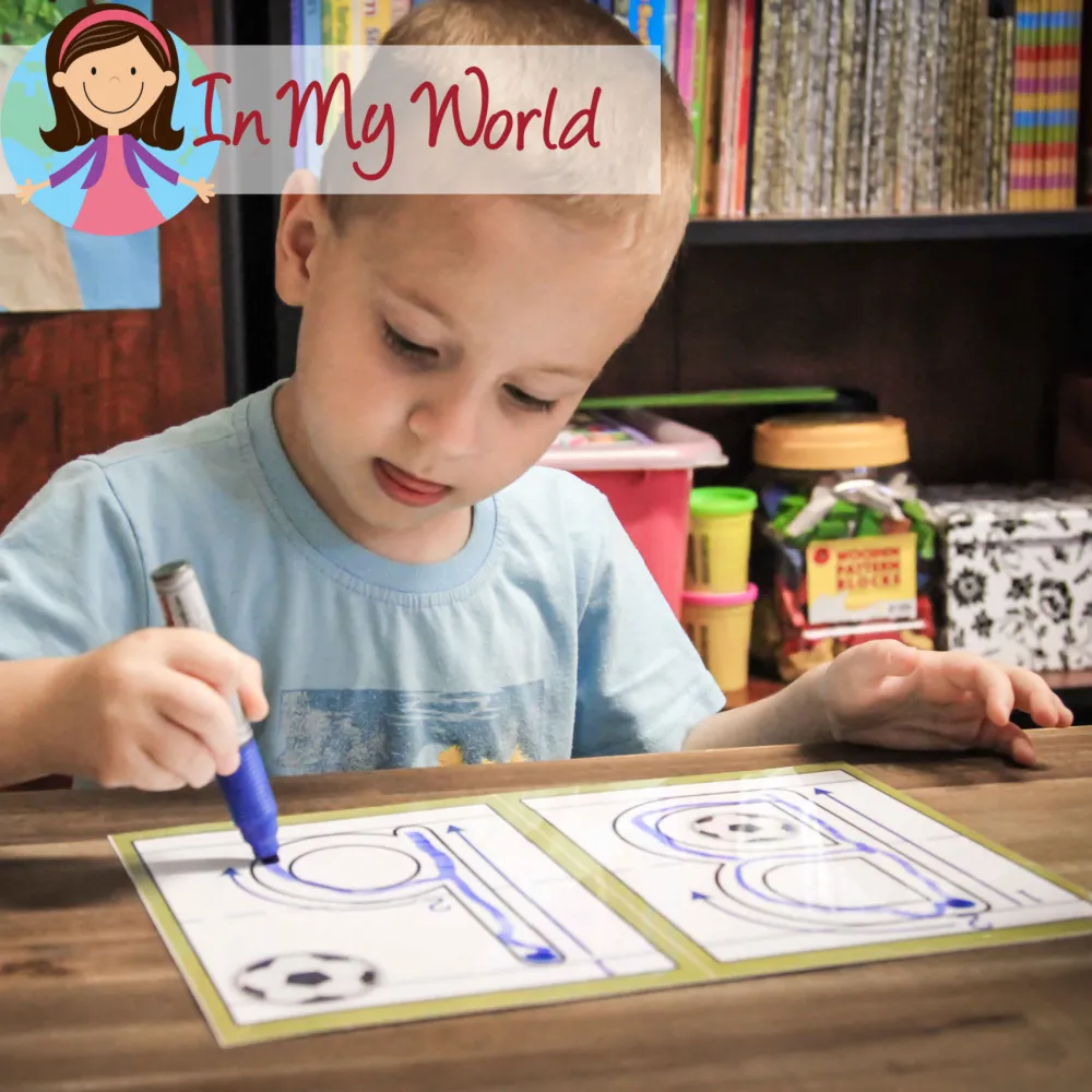 Preschool Letter B. Alphabet Play Dough Mat Tracing