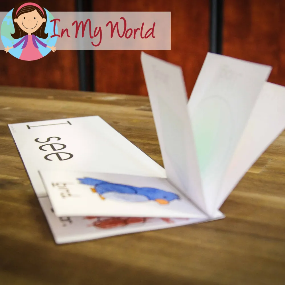 Preschool Letter B. Beginning Sounds and Sight Words Emergent Flip Book Reader