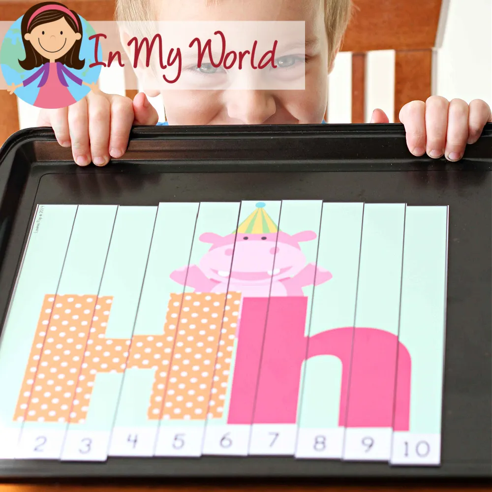 Preschool Letter H Printables. Free Alphabet Puzzle
