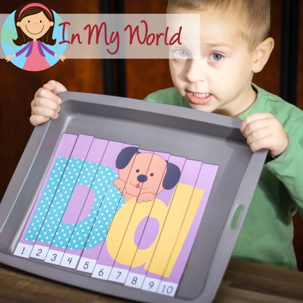 Preschool Letter of the Week D Alphabet Printables. Puzzle