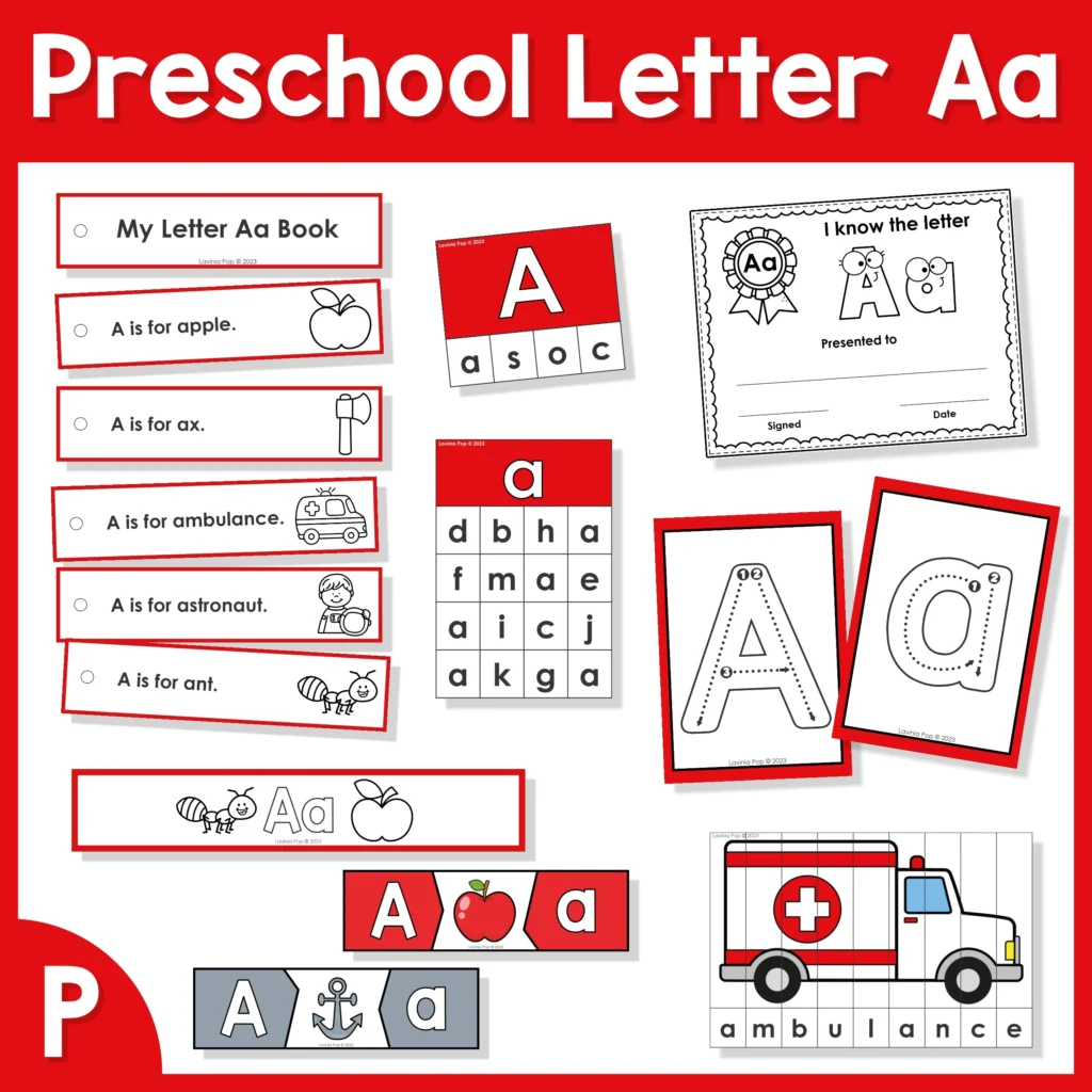FREE Preschool Letter of the Week Alphabet Activities