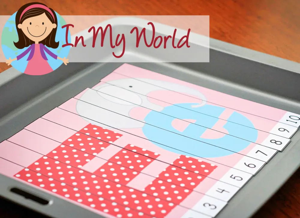 Preschool Letter of the Week E Alphabet Printables. Alphabet Puzzle Completed