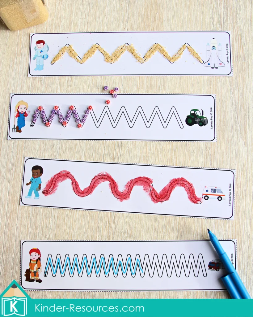 Community Helpers Printable Center Activities for Preschool