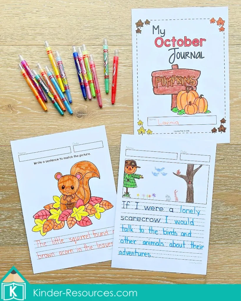 October Writing Journal Prompts | Narrative Writing