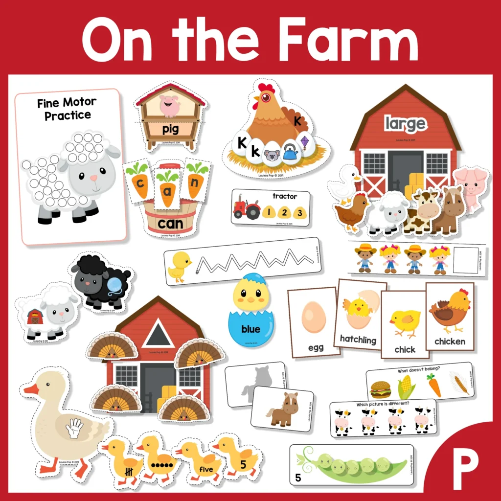 Farm Preschool Center Activities