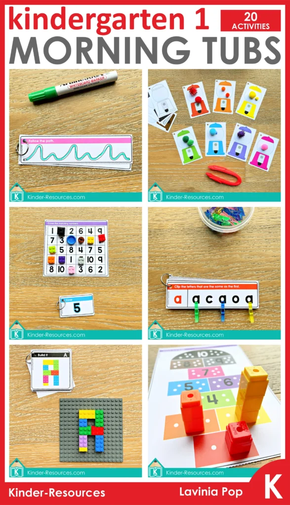 Kindergarten Morning Tubs Set 1