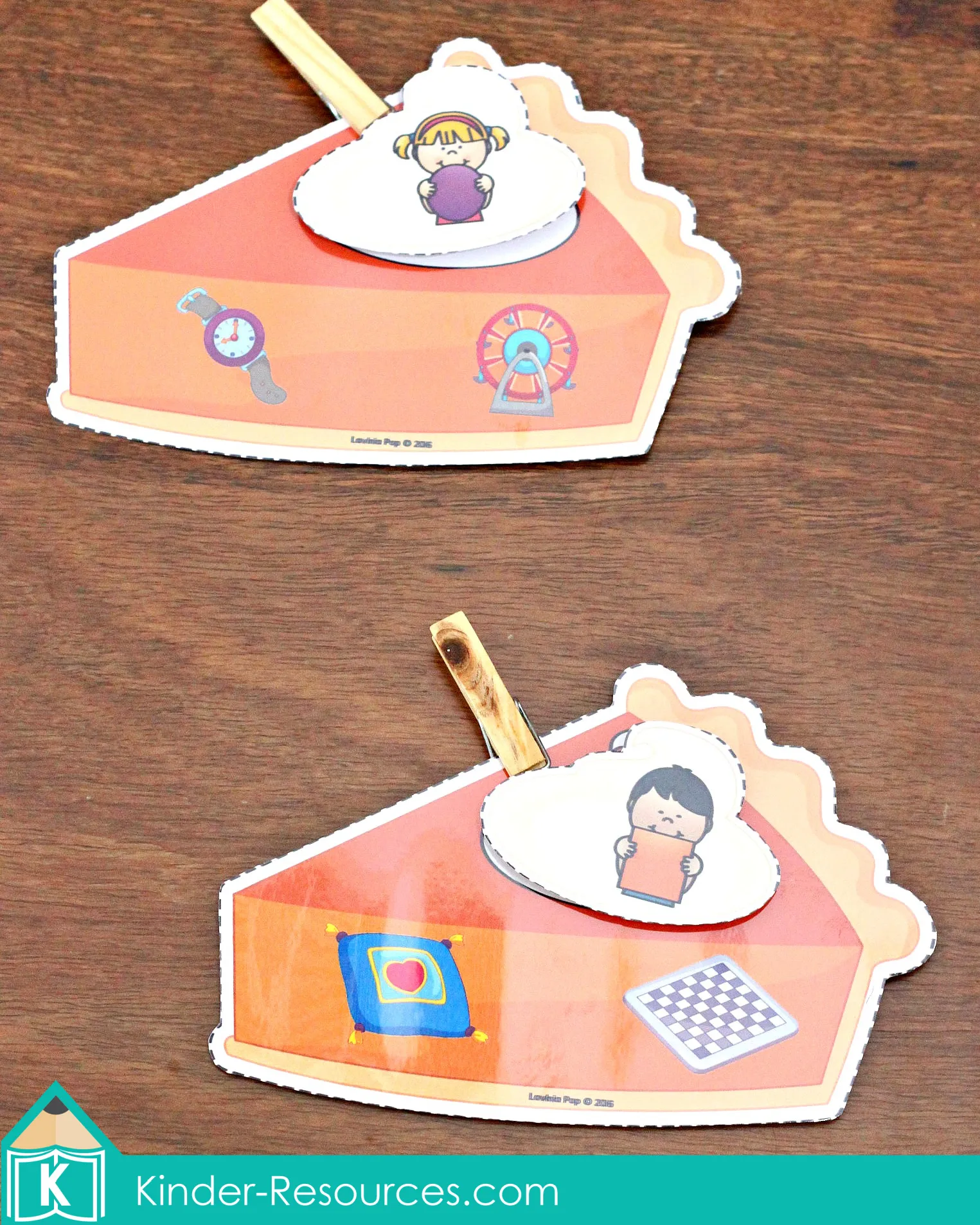 Pumpkin pie shape sorting mats for preschool featuring everyday object pictures and matching whipped cream shapes for shape recognition practice