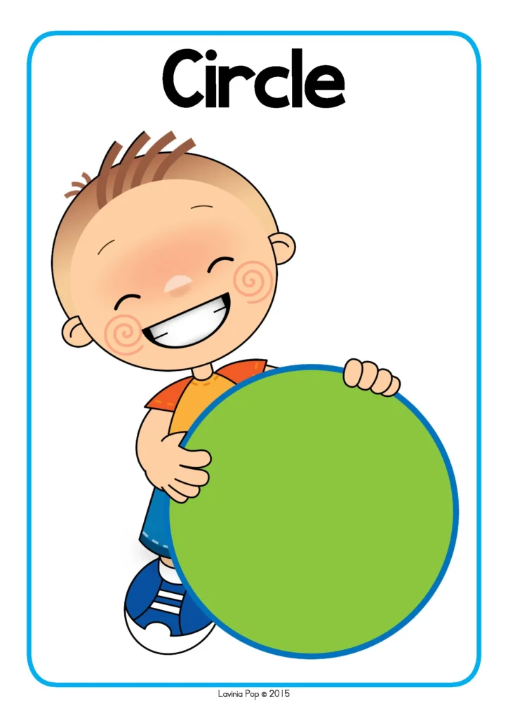 Back to School Centers for Preschool circle shape sorting mat for identifying and matching shapes