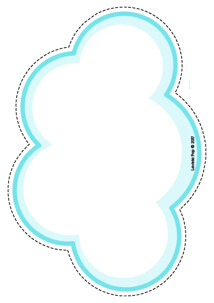 St. Patrick’s Day Preschool Centers color sorting cloud mat preschool math center activity for matching colored objects