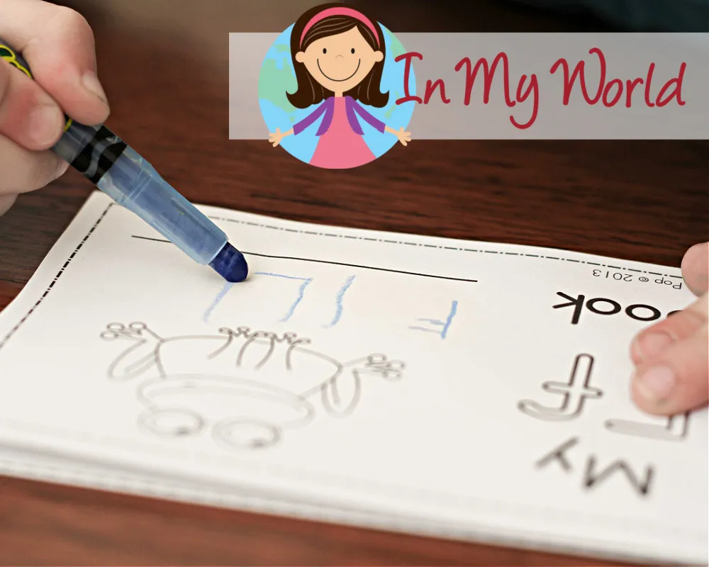 Preschool Letter F Printable Activities mini book tracing page with uppercase and lowercase letter F writing practice