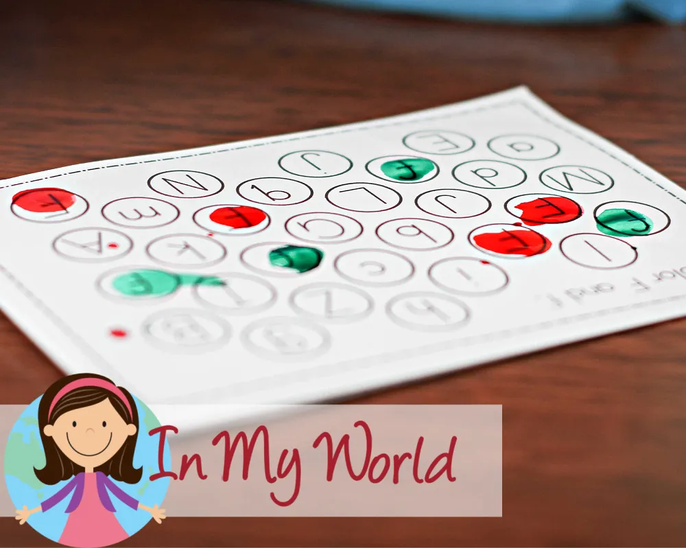 Preschool Letter F Printable Activities letter identification worksheet using dot markers to find uppercase and lowercase F