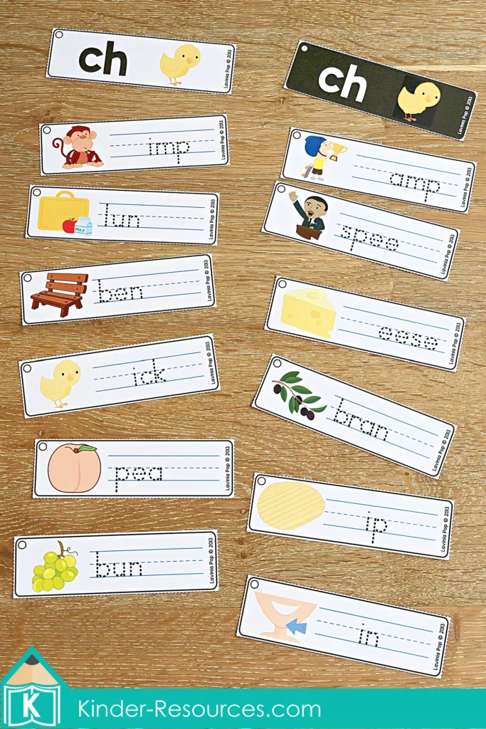 CH Digraph Worksheets and Activities Write and Wipe Cards Set