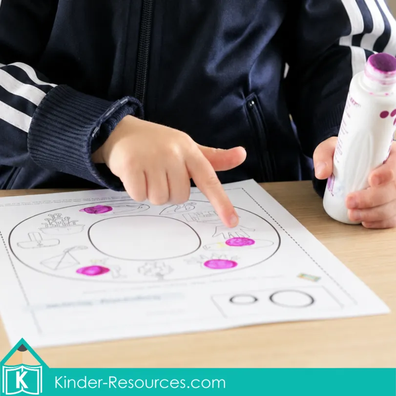 Preschool Letter O Beginning Sound Activity
